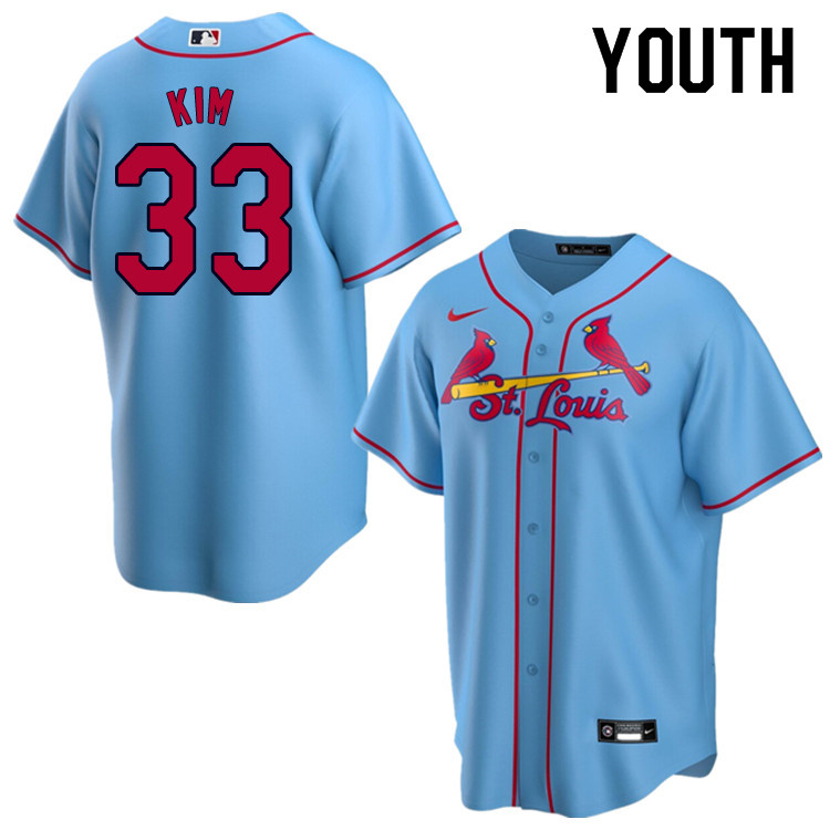 Nike Youth #33 Kwang-Hyun Kim St.Louis Cardinals Baseball Jerseys Sale-Blue